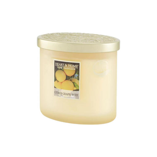 Picture of H&H TWIN WICK SCENTED CANDLE - CITRUS GRAPEFRUIT